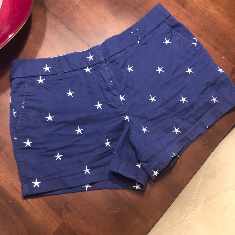 Blue shorts with stars